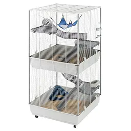 Клітка для тхорів, шиншил і щурів Ferplast Furet Tower сіра 75x80x161 см 57063414