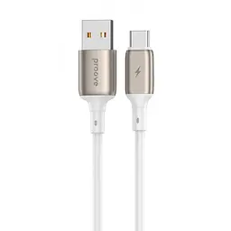 Кабель Proove Flex Metal USB to Type-C 3A (1m) white (CCFM20001202)