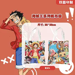 Шоппер еко-сумка Ван Піс One Piece 36 х 33 см двосторонній - мініатюра 2