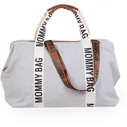 Сумка Childhome Mommy bag Signature - Canvas White, біла (CWMBBSCOW) - мініатюра 3