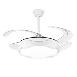 Люстра вентилятор стельова LED Levistella 7943069 (48) WH, 80W, діаметр 1200 мм, білий, сучасний стиль - мініатюра 2