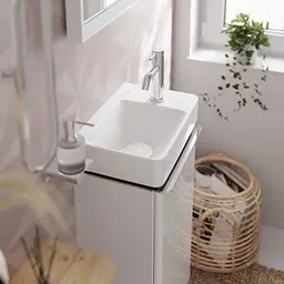 Змішувач для умивальника Hansgrohe Tecturis S CoolStart EcoSmart+ з тягою Pop-up chrome 73302000 - мініатюра 2
