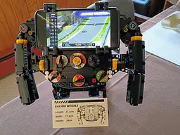 Конструктор руль Ferrari steering wheel симулятор керма суперкара гоночного автомобіля для дітей та дорослих, 833 деталі - мініатюра 8