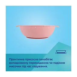 Тарілка дитяча Canpol babies Dots силіконова на присосці з секціями рожева (51/403_pin) - мініатюра 7