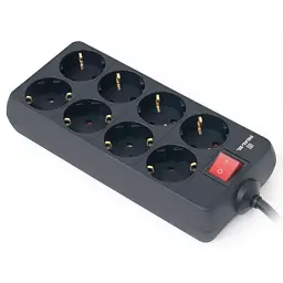 Мережевий фільтр живлення REAL-EL REAL-EL RS-8 PROTECT, 1.8m, black (EL122300021) - миниатюра 4
