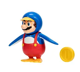 Ігрова фігурка Super Mario Маріо-пінгвін, з артикуляцією, 10 см (40824i) - мініатюра 3