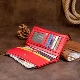 Жіночий шкіряний гаманець ST Leather 18,5х9х1,5 см acs0016002 - мініатюра 8