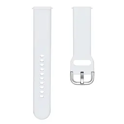 Ремінець для Samsung Galaxy Watch 6 - білий ширина кріплення 20мм силікон Watchbands Normal (WB00S4NORMAL1575) - мініатюра 2
