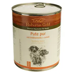 Вологий корм для собак Hubertus Gold Індичка з рисом 800 г - мініатюра 2