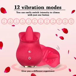 Вібратор B - Series Lyla Petal Bliss, 8.8 см (червоний) - мініатюра 3