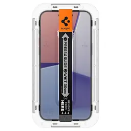 Захисне скло Spigen Glass tR EZ Fit 2 Pack Transparency для iPhone 16 Plus | 15 Plus (AGL06883) - мініатюра 5