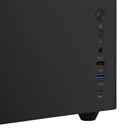 Корпус 2E Credo Metal V350B без БР 1xUSB3.0 1х USB 2.0 1xUSB Type-C 3x120мм VGA 350мм LCS ready mATX чорний - мініатюра 8