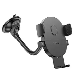 Автотримач Hoco H20 Mighty one-button (windshield) Black - мініатюра 5