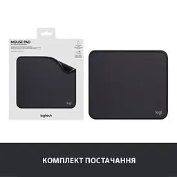Килимок для мишки Logitech Mouse Pad Studio Series Graphite (956-000049) - мініатюра 8