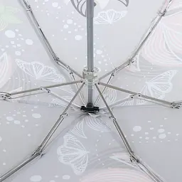 Жіноча складана парасолька механічна Art Rain 90 см сіра - мініатюра 4