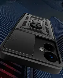 Панель BeCover Military для Tecno Spark 9 Pro (KH7n) Black (710006) - мініатюра 6