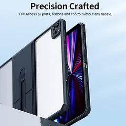 TPU+PC чохол Xundd Stand c посиленими кутами для Apple iPad Pro 13 (2024-25) Чорний - мініатюра 6