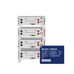 Акумуляторна батарея для ДБЖ Deye 51.2 V / 100 А*ч (SE-G5.1 Pro-B) - мініатюра 2
