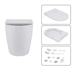 Набір Qtap Nest 4 в 1 підвісний унітаз Robin Ultra Quiet 520x365x365 + комплект інсталяції QT13332381AW47500 - мініатюра 7