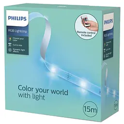 Світлодіодна стрічка Philips Lightstrips 15M RGB Mixed EU (929004129701) - мініатюра 2