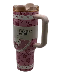 Термос термочашка Stanley Quencher H2.0 Tumbler Світиться у темряві 1,18 л Hello Kitty Pink Love Edition KT7001978 - мініатюра 7