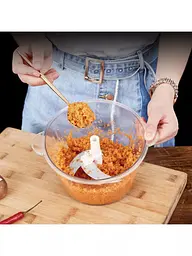 Ручний подрібнювач food processor / Механічний блендер для продуктів / Ручний занурювальний блендер 1.5л - мініатюра 4