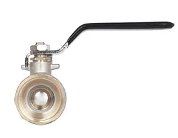 Кран кульовий Thermo Alliance Base 1" ВВ прямий, PN40, важіль SD600W25 - мініатюра 5