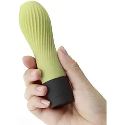 Вібратор Iroha Zen Matcha з ніжною ребристою поверхнею - мініатюра 2