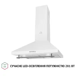 Витяжка купольна Perfelli K 6432 WH 850 LED RETRO - мініатюра 3