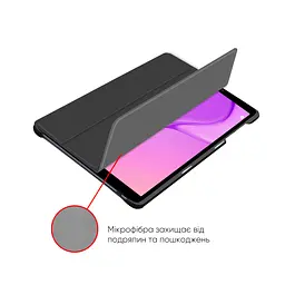 Чехол AIRON Premium для HUAWEI Matepad T10/S 9,7" с защитной пленкой и салфеткой Black - мініатюра 5