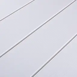 Самоклеюча декоративна 3D панель біле дерево 700x700x5мм (3331-5) - мініатюра 3