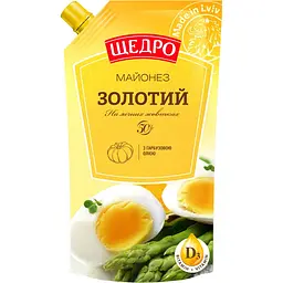 Майонез Щедро Золотой 50%, 550 г (783906)