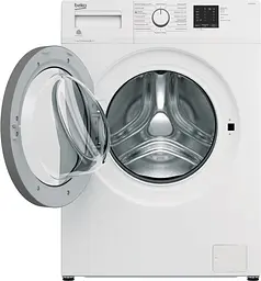 Пральна машина Beko з фронтальним завантаженням , Білий+сірий люк (WUE6511XSW) - мініатюра 2