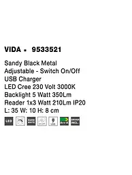 Бра Nova Luce VIDA 9533521 - мініатюра 8