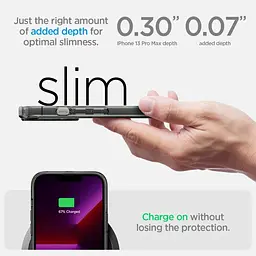 Чохол прозорий протиударний Spigen Ultra Hybrid MagSafe для Iphone 13 Pro Max (6.7") Zero One ACS05450 - мініатюра 13