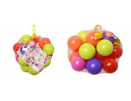 Набір м’яких різнокольорових кульок Kinderway, 40 шт., 02-412 - мініатюра 2