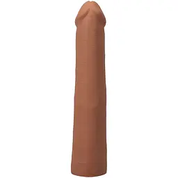 Фалоімітатор Doc Johnson The Realistic Cock ULTRASKYN 9 Inch Caramel - мініатюра 4