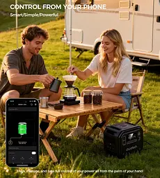 Зарядна станція Choetech BS064 2500Вт (2160Вт/г) AC,LiFePo4,MPPT, UPS, PD100 Вт - мініатюра 9