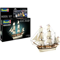 Збірна модель-копія Revell корабль HMS Beagle рівень 5 масштаб 1:96 (RVL-65458) - мініатюра 2