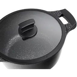 Каструля з кришкою Kela Stella Nova 20 см 2.2 л чорна (12218) - мініатюра 2