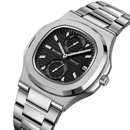 Наручний годинник чоловічий 2423SIBK Silver-Black Skmei acs0029927 - мініатюра 2