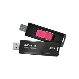 Накопичувач SSD USB 3.2 500GB SD610 ADATA (SC610-500G-CBK/RD) - мініатюра 5