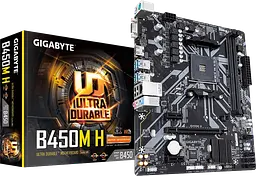 Материнська плата Gigabyte B450M H Socket AM4 (B450M H) Б/В