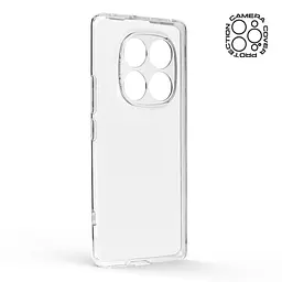 Прозрачный чехол для Xiaomi Redmi Note 14 Pro 4G с защитой камеры, тонкий, силиконовый, бесцветный, ударопрочный, противоударный бампер с закрытой камерой, ArmorStandart (ARM79715) - мініатюра 2