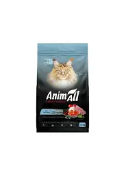 Сухий корм AnimAll (ЕнімАлл) для котів з лососем, білою рибою та свіжою індичкою, 12 кг