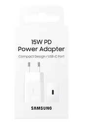 Зарядний пристрій Samsung 15W PD EP-T1510NWEGEU білий - мініатюра 4