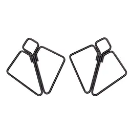 Затискачі для сосків LOCKINK Minimalism Nipple Clamps, сріблясті