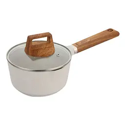 Ківш з кришкою Bergner Naturally 16 см 2 л (BG-30635-CR)