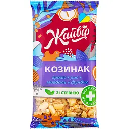 Козинак Жайвір Асорті з мигдалем на фруктозі зі стевією 50 г (662874)
