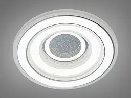 Світильник стельовий LED Diasha 12179, 32W, 1760lm, 3000K, метал, акрил, сучасний стиль для дому - мініатюра 3